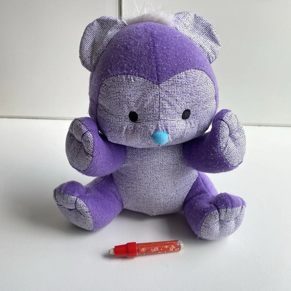 Aquadoodle Purple‎ Bear Aqua Doodle Water Spinmaster Plush 11